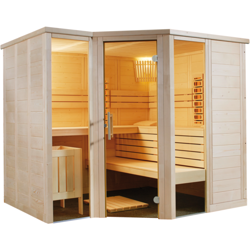 Sentiotec Harvia Arktis Infra+ Massivsauna: Sauna-Infra-Kombi