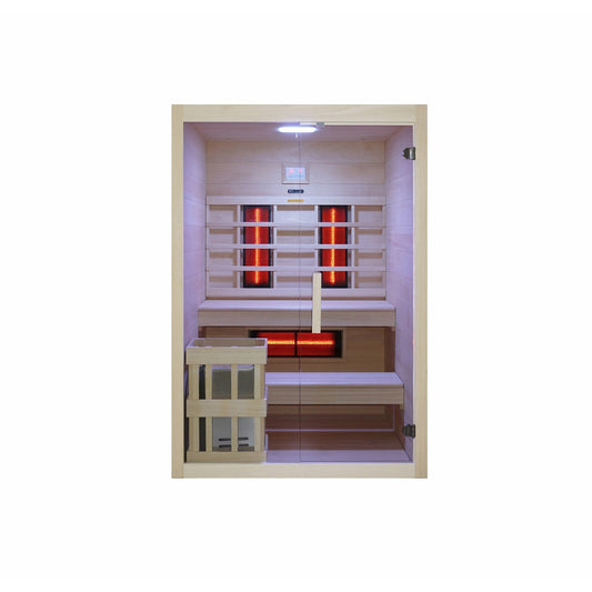 Sanotechnik TWINCOMBI Sauna+Infrarot 2 Pers. 130 x120x 200 cm