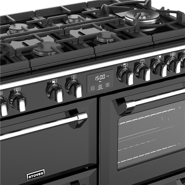 STOVES RICHMOND Deluxe S1000 GTG GAS Schwarz