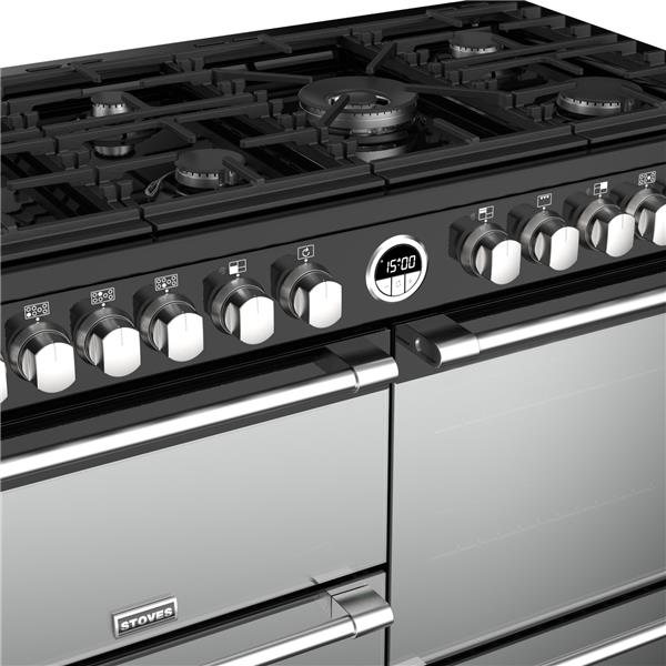 STOVES STERLING Deluxe S1100 DF GAS Schwarz