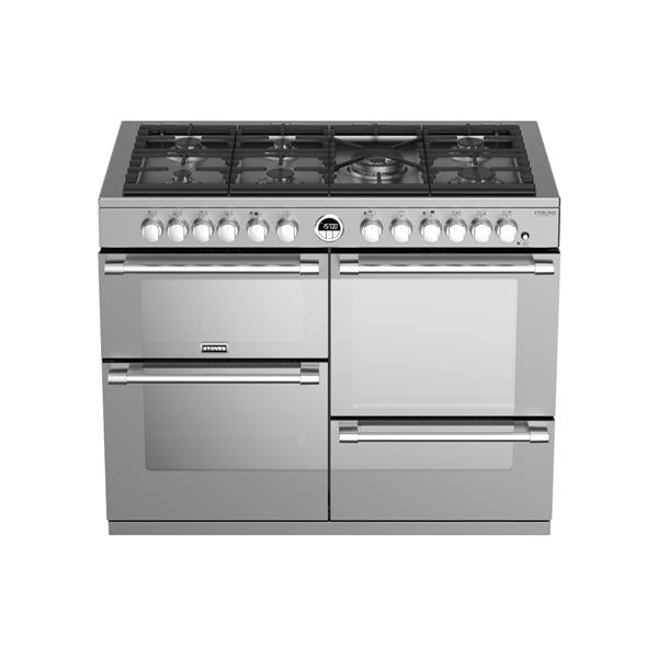 STOVES STERLING Deluxe S1100 DF GAS Edelstahl