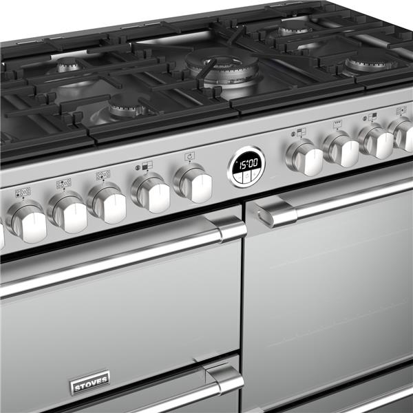 STOVES STERLING Deluxe S1100 DF GAS Edelstahl