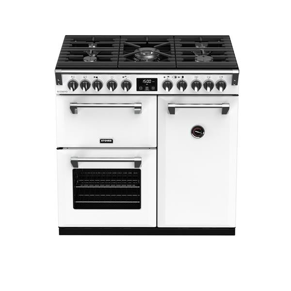 STOVES RICHMOND Deluxe S900 DF GAS CB Icy White/Chrom