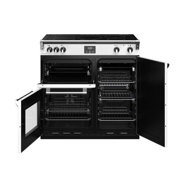 STOVES RICHMOND Deluxe S900 EI INDUKTION CB Icy White/Chrom