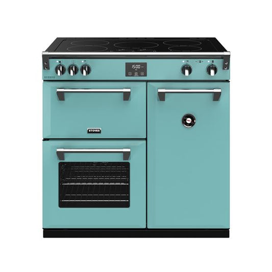 STOVES RICHMOND Deluxe S900 EI INDUKTION CB Country Blue/Chrom