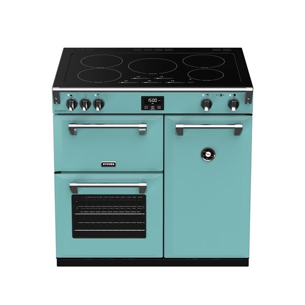 STOVES RICHMOND Deluxe S900 EI INDUKTION CB Country Blue/Chrom