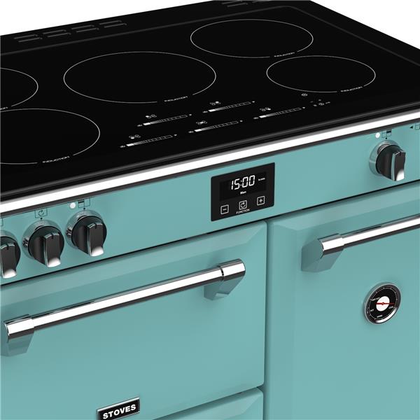 STOVES RICHMOND Deluxe S900 EI INDUKTION CB Country Blue/Chrom