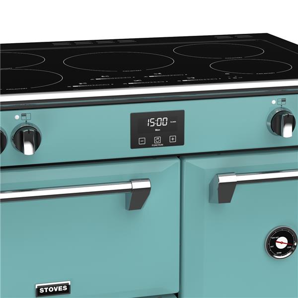 STOVES RICHMOND Deluxe S900 EI INDUKTION CB Country Blue/Chrom