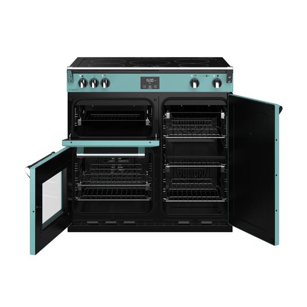 STOVES RICHMOND Deluxe S900 EI INDUKTION CB Country Blue/Chrom