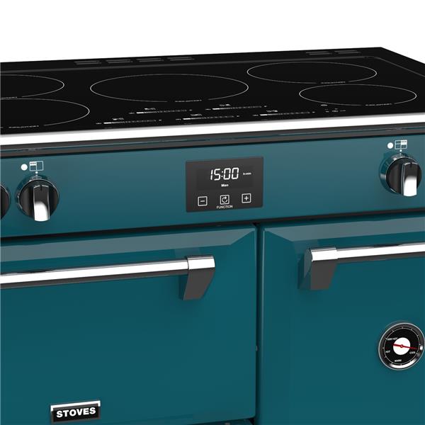 STOVES RICHMOND Deluxe S900 EI INDUKTION CB Kingfisher Teal/Chrom