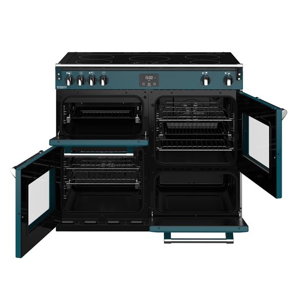 STOVES RICHMOND Deluxe S1000 EI INDUKTION CB Kingfisher Teal/Chrom