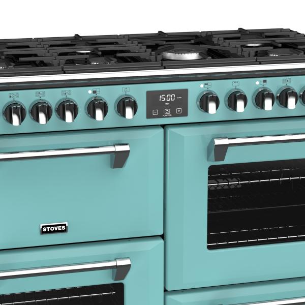 STOVES RICHMOND Deluxe S1100 DF GAS CB Country Blue/Chrom