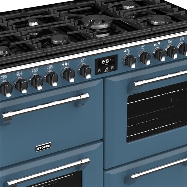 STOVES RICHMOND Deluxe S1100 DF GAS CB Thunder Blue/Chrom