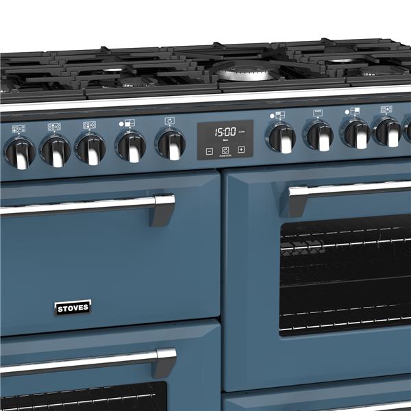 STOVES RICHMOND Deluxe S1100 DF GAS CB Thunder Blue/Chrom