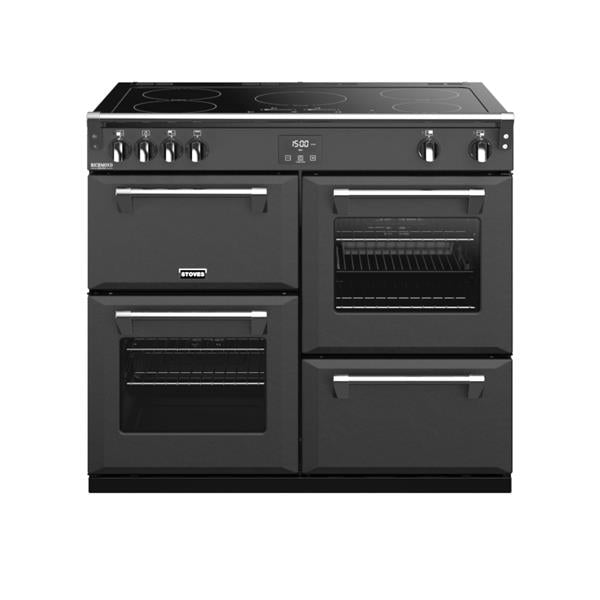 STOVES RICHMOND Deluxe S1100 EI INDUKTION CB Anthrazit/Chrom