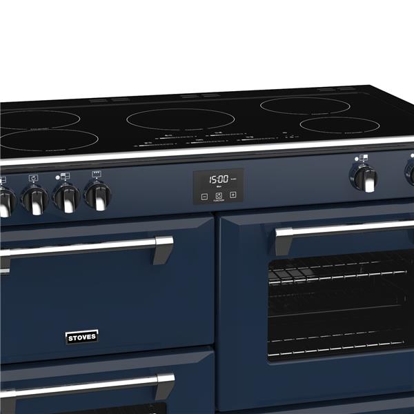 STOVES RICHMOND Deluxe S1100 EI INDUKTION CB Midnight Blue/Chrom