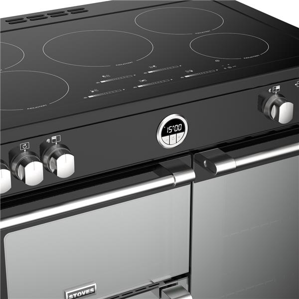 STOVES STERLING Deluxe S900 EI INDUKTION Schwarz