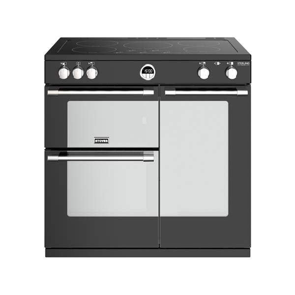 STOVES STERLING Deluxe S900 EI INDUKTION Schwarz