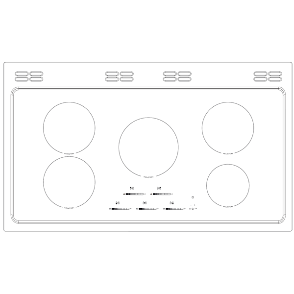 STOVES STERLING Deluxe S900 EI INDUKTION Edelstahl