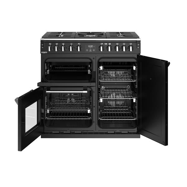 STOVES RICHMOND Deluxe S900 DF GAS Schwarz