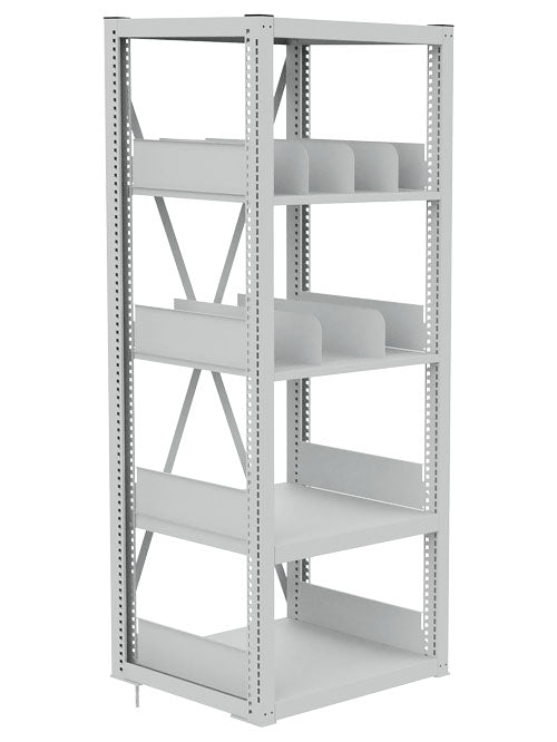 Bedrunka+Hirth Modul 1 | 700, 2x Tragrahmen, 1x Diagonalkreuz, 3x Uni-Fachboden glatt, 2x Fachboden geschlitzt, 8x Fachboden - Seitenblech, 5x Fachboden - Trennblech