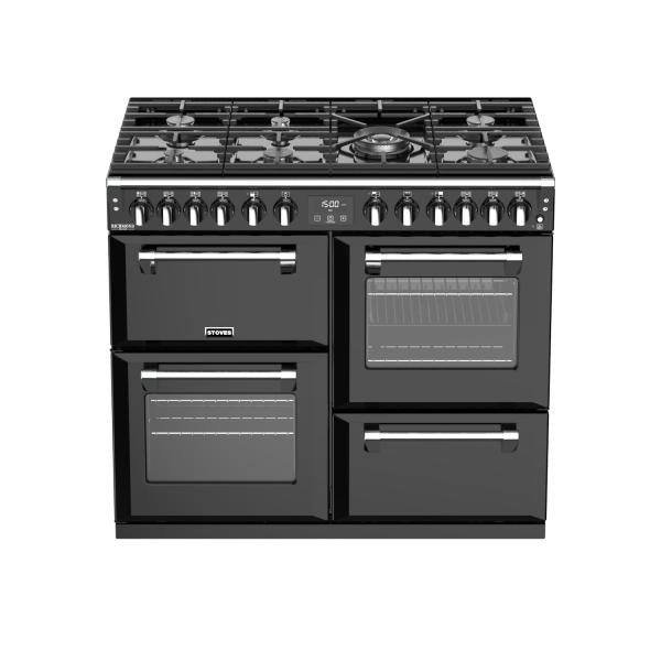 STOVES RICHMOND Deluxe S1000 DF GAS Schwarz