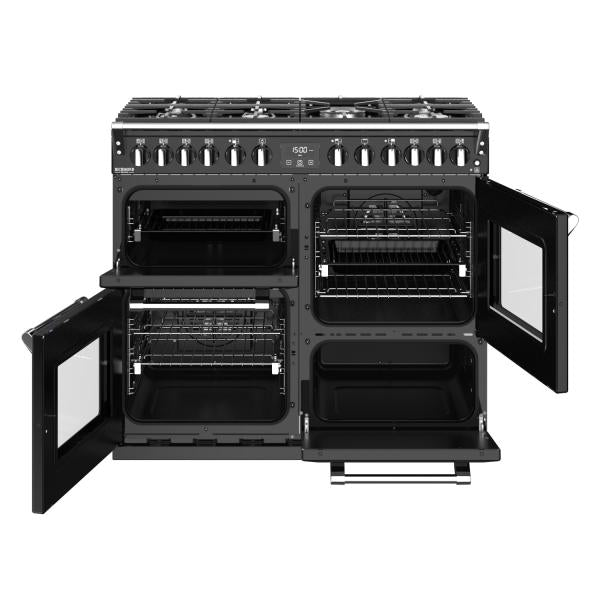 STOVES RICHMOND Deluxe S1000 DF GAS Schwarz