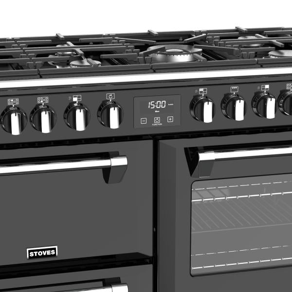 STOVES RICHMOND Deluxe S1000 DF GAS Schwarz