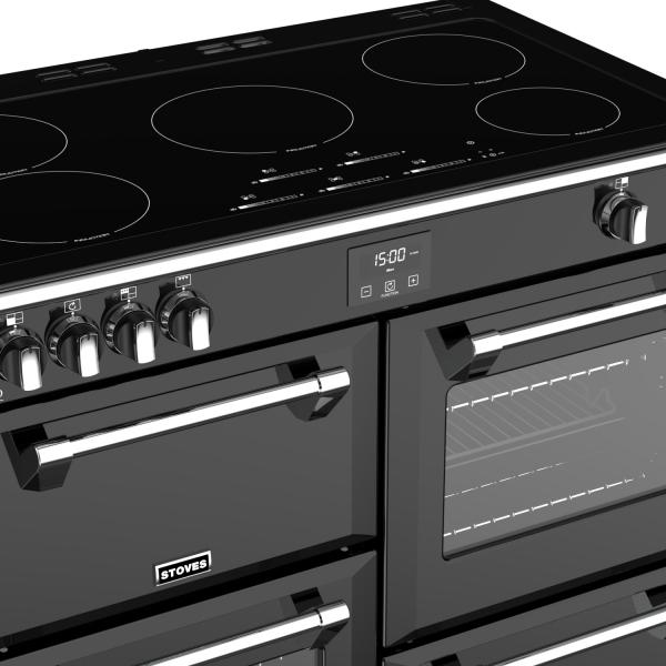 STOVES RICHMOND Deluxe S1000 EI INDUKTION Schwarz