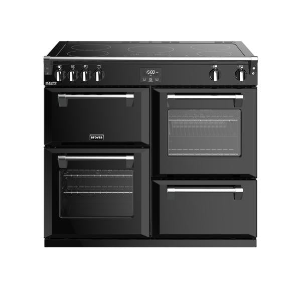 STOVES RICHMOND Deluxe S1000 EI INDUKTION Schwarz