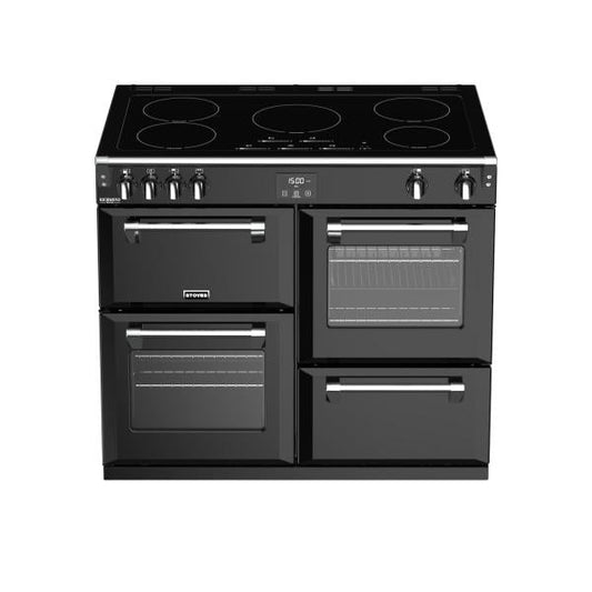 STOVES RICHMOND Deluxe S1000 EI INDUKTION Schwarz