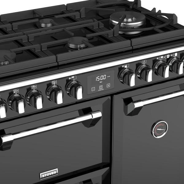 STOVES RICHMOND Deluxe S900 GTG GAS Schwarz