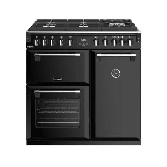 STOVES RICHMOND Deluxe S900 GTG GAS Schwarz