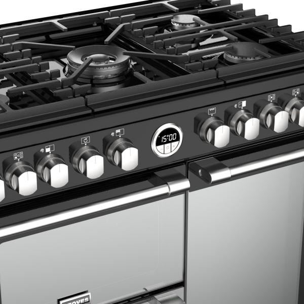 STOVES STERLING S900 DF GAS Schwarz Gas