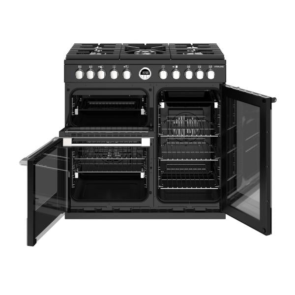 STOVES STERLING S900 DF GAS Schwarz Gas