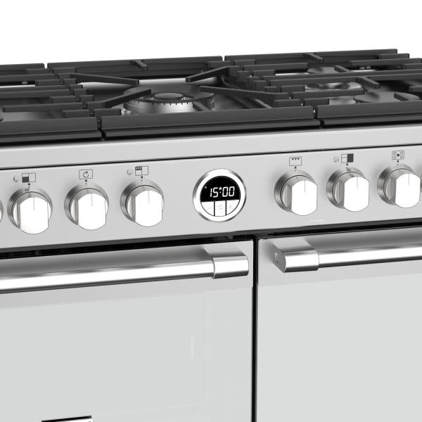 STOVES STERLING S900 DF GAS Edelstahl Gas