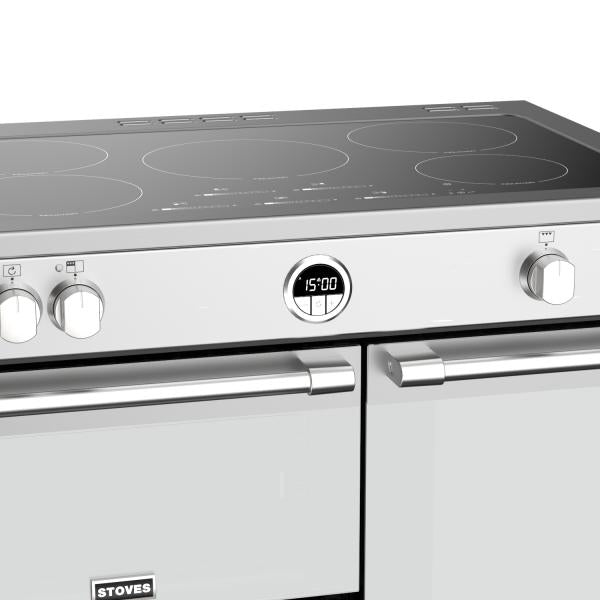 STOVES STERLING S900 EI INDUKTION Edelstahl