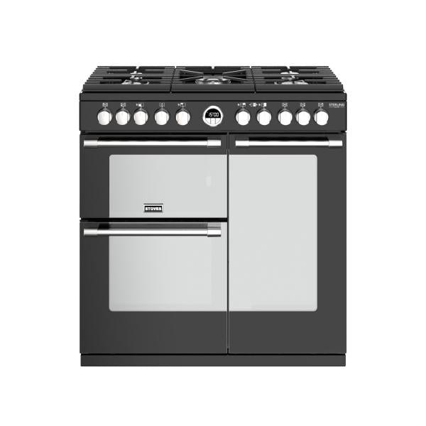 STOVES STERLING Deluxe S900 DF GAS Schwarz