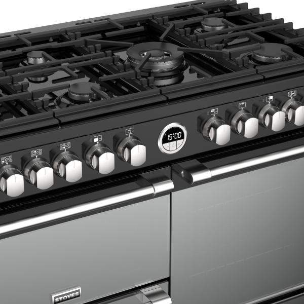 STOVES STERLING Deluxe S1000 DF GAS Schwarz