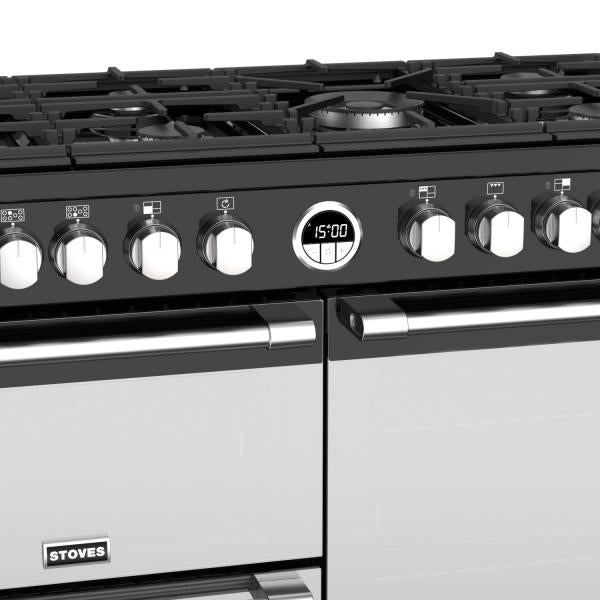 STOVES STERLING Deluxe S1000 DF GAS Schwarz