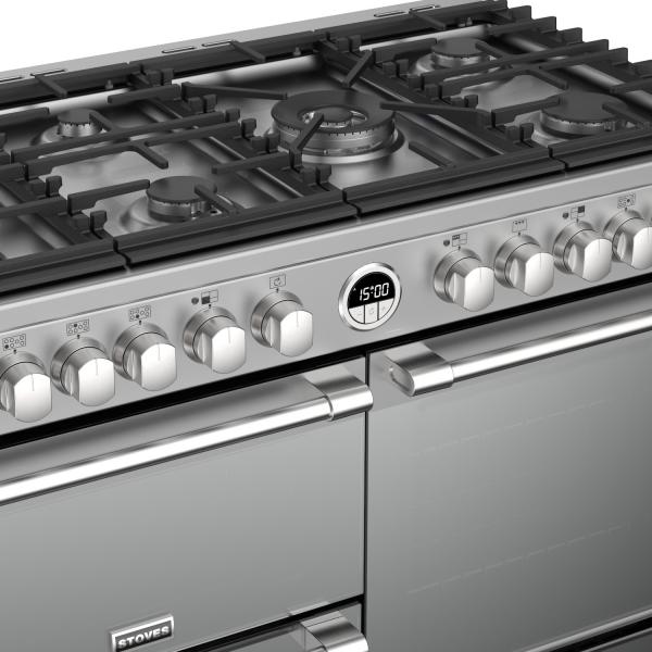 STOVES STERLING Deluxe S1000 DF GAS Edelstahl