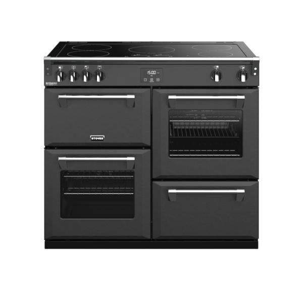 STOVES RICHMOND Deluxe S1000 EI INDUKTION Anthrazit/Chrom