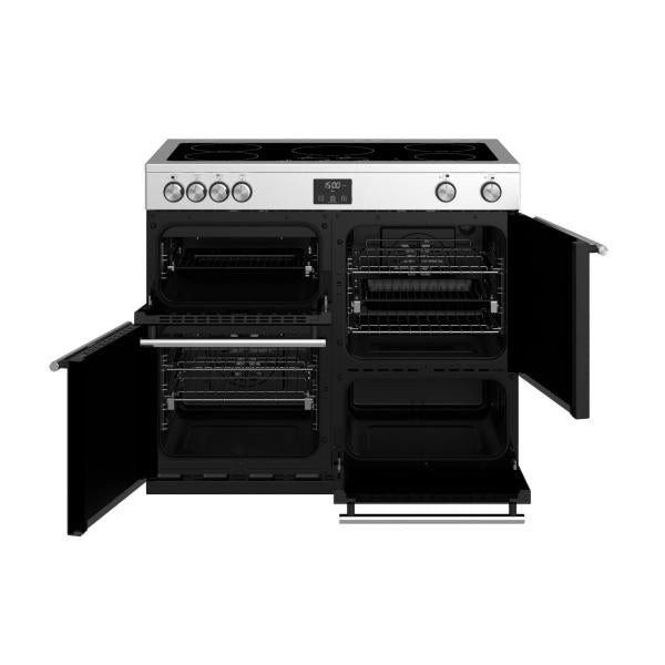 STOVES PRECISION S1000 Deluxe EI INDUKTION Edelstahl