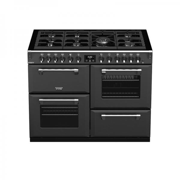 STOVES RICHMOND Deluxe S1100 DF GAS CB Anthrazit/Chromm