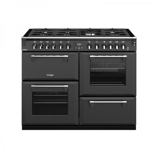 STOVES RICHMOND Deluxe S1100 DF GAS CB Anthrazit/Chromm