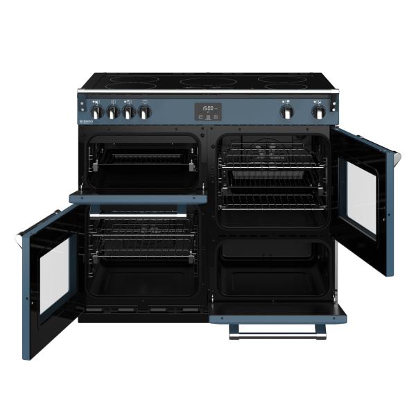 STOVES RICHMOND Deluxe S1000 EI INDUKTION CB Thunder Blue/Chrom