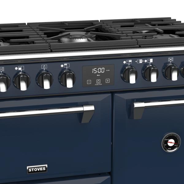 STOVES RICHMOND Deluxe S900 DF GAS CB Midnight Blue