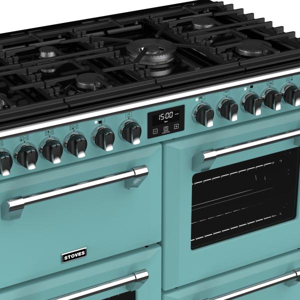 STOVES RICHMOND Deluxe S1000 DF GAS CB Country Blue/Chrom