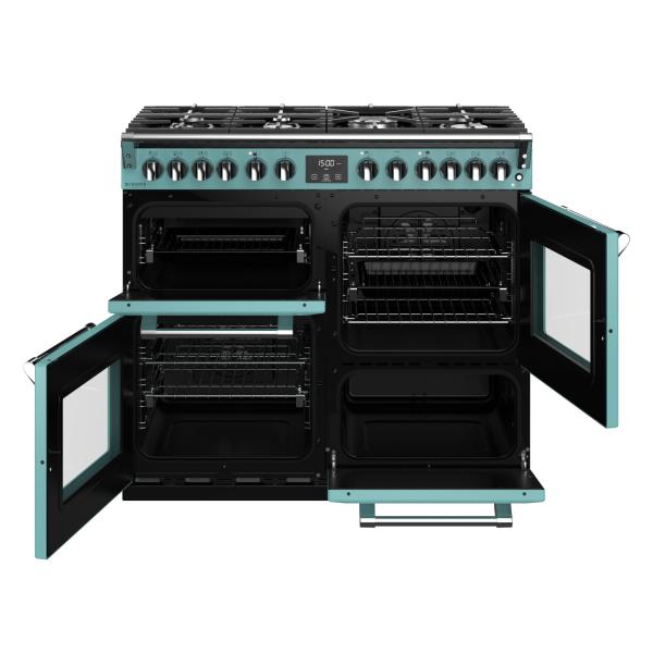 STOVES RICHMOND Deluxe S1000 DF GAS CB Country Blue/Chrom