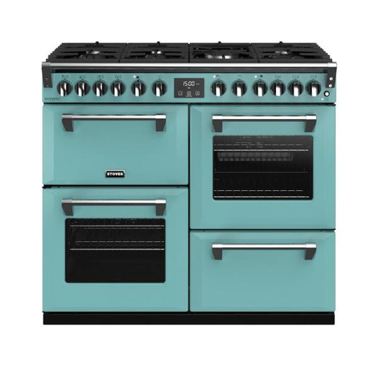 STOVES RICHMOND Deluxe S1000 DF GAS CB Country Blue/Chrom